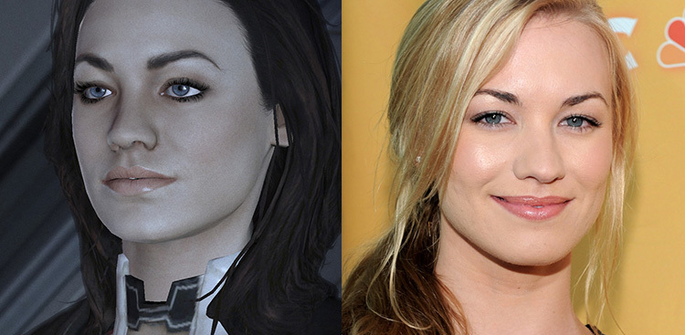 mass effect face models